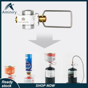 Aminiry[Love sports] Camping Gas Saver Plus Gas Converter Shifter Refill Flat Tank Conversion Adapter