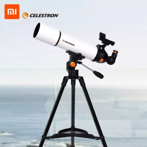 CELESTRON 70AZ Xiaomi Youpin Telescope SCTW-70 Libra 70500 Built In Theodolite FMC Antireflection Coating HD Zoom Refractive Astronomical Telescope SpaceMonocular Waterproof kid gift