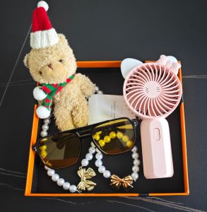 Bear doll necklace exquisite gift box (anniversary gift/birthday gift/girlfriend gift/mother)