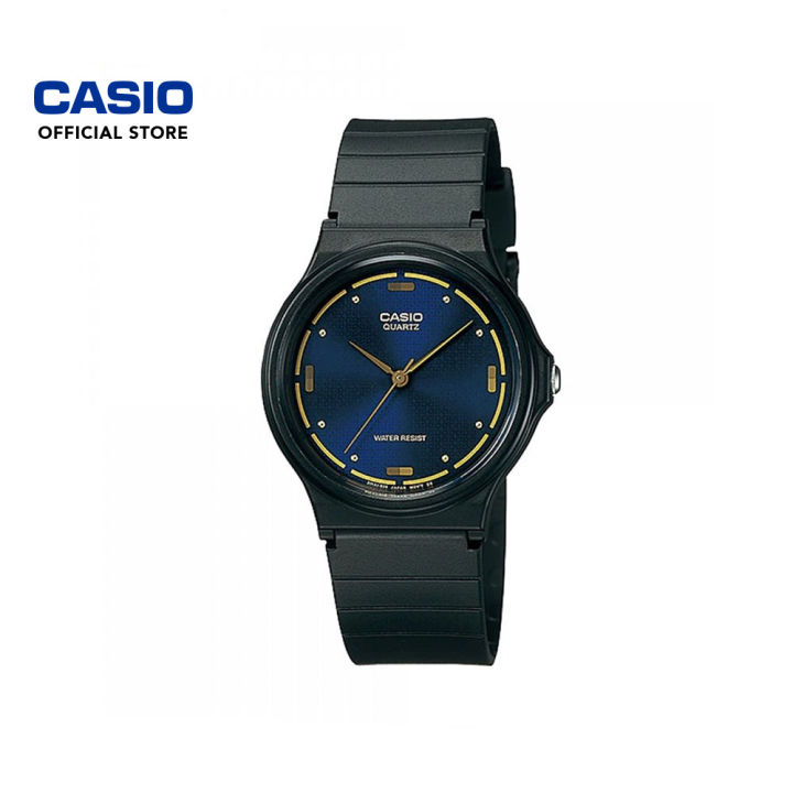 Casio General MQ-76-2A Black Blue Resin Band Men Youth Watch
