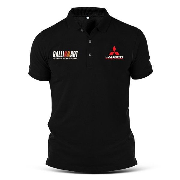 Lancer Evolution Ralliart Jacket เสื้อยืดโปโล พิมพ์ลาย Mitsubishi Ralliart Evo Lancer Baju สําหรับผู้ชาย ...