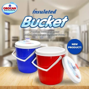 OROCAN 10 LITERS INSULATED BUCKET / UNLI RICE CONTAINER / ICE BOX / RICE BUCKET / ICE BUCKET