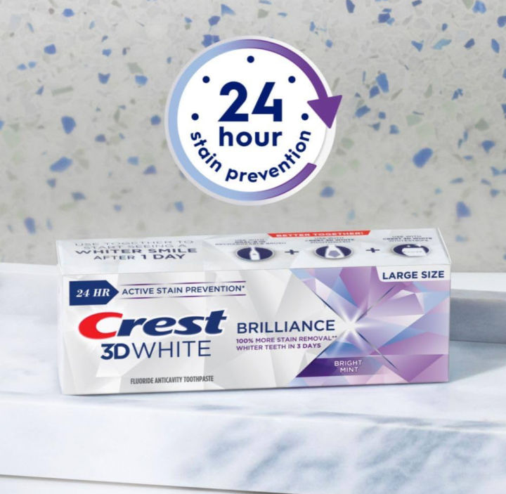[EXP APRIL 2027] Crest 3D White Brilliance / Gum Detoxify Plus ...
