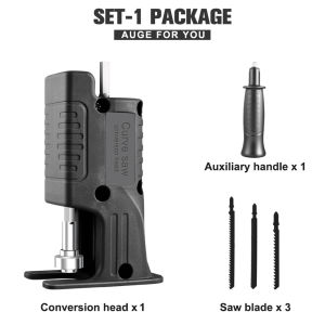Electric Drill Jig Saws Connector Woodwork Cutting Electric Drill ChainSaw Convert Curve Reciprocating Jig Saw Adapter