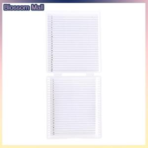 [Blossom] กล้องจุลทรรศน์พลาสติก4สีกล่องสไลด์แก้ว25ชิ้นที่เก็บของชิ้นทางชีวภาพสำหรับเตรียมสไลด์กล้องจุลทรรศน์