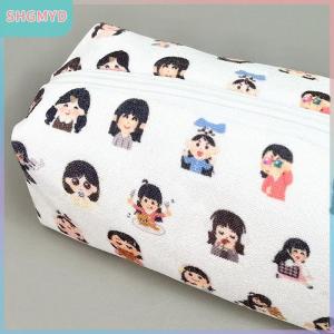 【SHGMYD】 กล่องดินสอเรียบง่ายลายการ์ตูนจัดเครื่องเขียนสำหรับนักเรียนอุปกรณ์การเรียนกระเป๋าใส่ดินสอกระเป๋าแต่งหน้าสำหรับเดินทางกระเป๋าเครื่องสำอางขนาดเล็ก