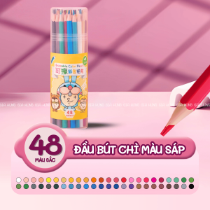 Hộp Bút Chì Màu 48/72 Màu Sắc Đa Dạng Cho Bé Sáng Tạo Nghê Thuật Vẽ Tranh Hội Họa