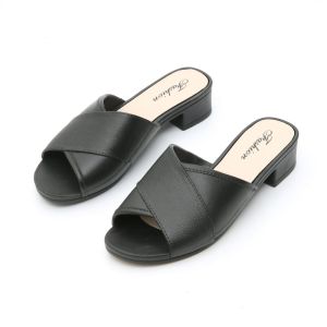 1+SIZE Casual women Outerwear Block low heels sandals 2220#