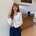 AJWShop [ZY XAC] Blouse Wanita Kekinian Korean Style Rajut Lengan Panjang Import Premium | Atasan Blouse Rajut Wanita Korea Import | Blouse Atasan Rajut Wanita Lengan Panjang Import Premium Rajut | Baju Rajut Lengan Panjang Korean Style | Atasan Wanita. 