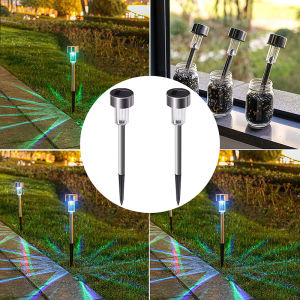 DayWalkers ไฟสนามหญ้าพลังงานแสงอาทิตย์สนามค่ายไฟแนวตั้งสวนไฟตกแต่งสวนไฟสนามหญ้าพลังงานแสงอาทิตย์ จัดส่งตลอด 24 ชม