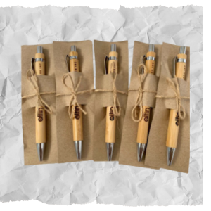 Eco-Friendly Bamboo Ballpen with Custom Engraved Name