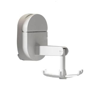 Sturdy 360 Degree Rotating Suction Hook for Kitchen and Bathroom Use Durable and Effective Clear Gray Finish