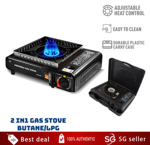 [😀SG Ready Stock]100% Original 2 IN 1 New Portable Butane Gas Stove Mini Camping