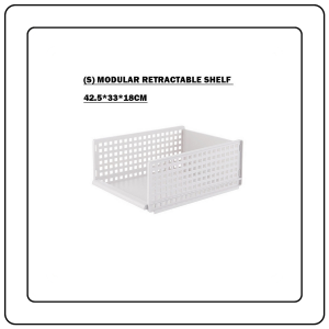 【JJ HOME】 Modular Retractable Shelf / Storage Rack Drawer Clothes Closet Wardrobe organiser