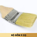 Bộ 9 cọ vẽ INGCO CHPTB0114091 lông cọ chất lượng tốt tăng khả năng cầm nắm. Chổi quét sơn tay cầm độc đáo, bọc cao su mềm, tăng độ bám khi cầm, dễ sử dụng tuổi thọ cao bảo hành 6 tháng đóng gói cẩn thận-MOSACO. 