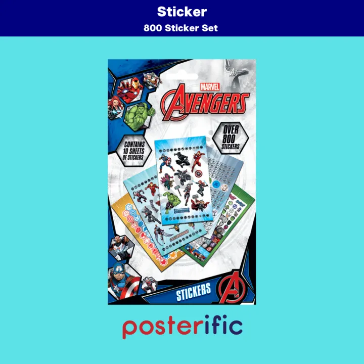 Avengers (Power) - 800 Sticker Set | Lazada