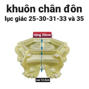 khuôn đúc chậu cảnh lục giác 25 (khuôn chậu ABS siêu bền)