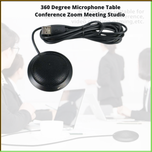 COD TaffSTUDIO 360 Degree Microphone Table Conference Zoom Meeting Studio iTalk 02 / Microphone Table Conference Mic Meja Wireless Conference