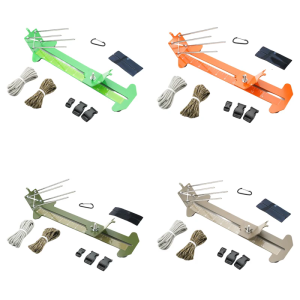 Vòng tay cầm tay công cụ sản xuất Độ dài có thể điều chỉnh Vòng tay bằng inox Jig Paracord dụng cụ bện để dây dù