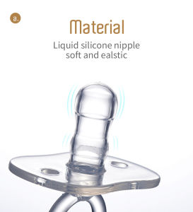 Puting Bayi Silikon Puting Silicone Pacifier Newborn Full Silicone Soft Round Nipple Head Soft 安抚奶嘴 New Born Nipple Baby