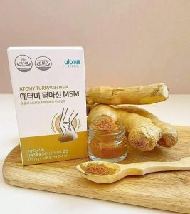 Viên uống bổ sung sụn khớp và làm giảm đau khớp viêm khớp giảm Gout được chiết xuất nghệ và hoạt chất MSM (752mg x 128viên) - Atomy Turmacin MSM - 애터미 터마신 MSM - Атоми Термацин МSМ