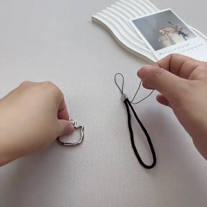 Fashionable Cats Bag Pendant Cats Phone Cord Key Pendant Bag Accessory Fashion Key Holder Stylish Backpack Pendant