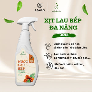 [Mới] Xịt lau bếp đa năng JULYHOUSE chiết xuất Bồ Hòn và tinh dầu Trắc Bách Diệp sạch vết bẩn dịu da tay