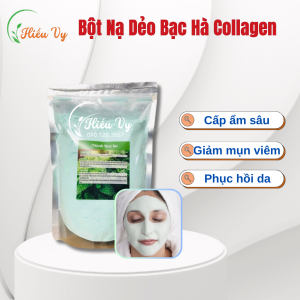 Bột mặt nạ dẻo Bạc Hà Collagen cấp ẩm giảm mụn dưỡng sáng da