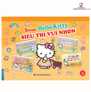Sticker HELLO KITTY - Siêu thị vui nhộn (sách bản quyền)