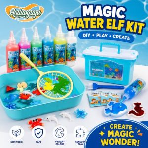 JACIRCLE Magic Water Gel Toy Kit Diy Craft Sensory Play Non Toxic Quick Set Beads Party Gift