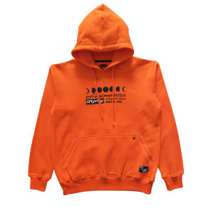 ANYWAY JUMPER HOODIE "SURFING MOON" ORANGE 027