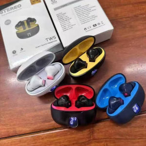 859B Super Bass Earbuds Wireless Bluetooth Headphone HiFi Stereo Noise Reduction LED Display Motion Waterproof Earphone