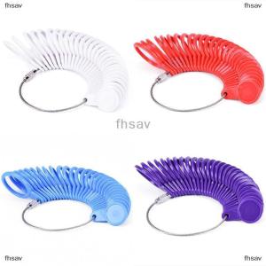 [COD] fhsav Measure Finger Sizer Ring Gauge All UK Sizes A-Z US Sizes 0-13 Plastic Stamped