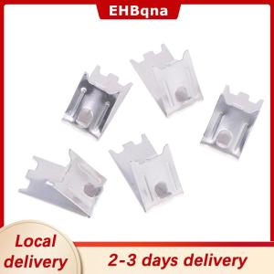 [COD]  HOT SALE Ship within 24 hours 5Pcs 304 Stainless Steel Refrigerator Shelf Support Clamp Commercial Freezer Shelf Clips Bracket Shelves Parts Home Accessories
