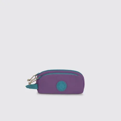 Exsport Scribble Pencil Case Purple