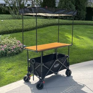 Stall Trolley Height Adjustable and Foldable Outdoor Dolly Night Market Stall