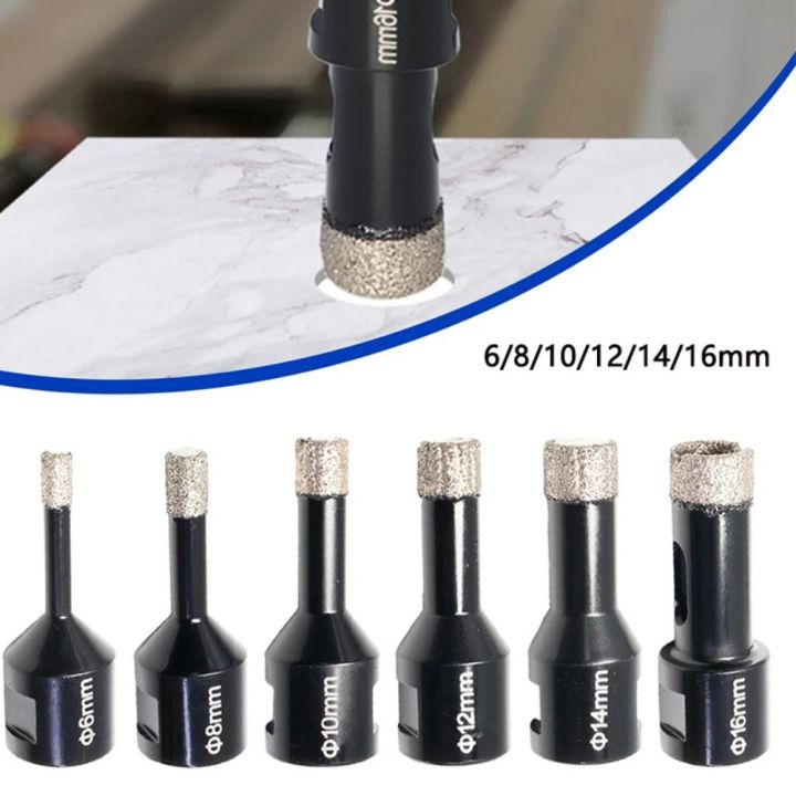 MZRTNZ Hole Saw Tile Hole Opener Cutter Round Shank Dry Drilling Bit ...