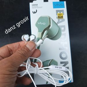 NEW headset vivo extra bass suara jernih stereo hifi super bass earphone 100%