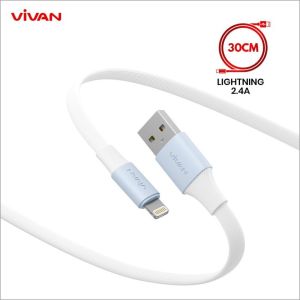Vivan SL30 II Kabel Data iPhone Kabel Charger Lightning 30cm Fast Charging 2.4A