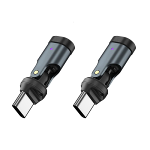 180°horizontally and 360°vertically Swivels USB C Charging Adapter 240W Power Delivery 480Mbps Data Sync LED Indicators