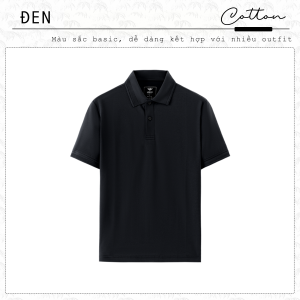 Áo polo nam trơn S2 SPORT áo thun nam có cổ ngắn tay basic vải cotton CVC cao cấp co giãn 4 chiều mặc hè thoáng mát - SPL05