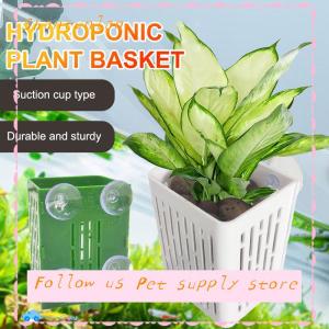 🎁【Special price】🎁Sha ที่แขวนแก้วแบบดูดสำหรับใส่ตู้ปลาที่ใส่กระถางต้นไม้พลาสติกสำหรับกระถางกระถางในน้ำกล่องตกแต่ง