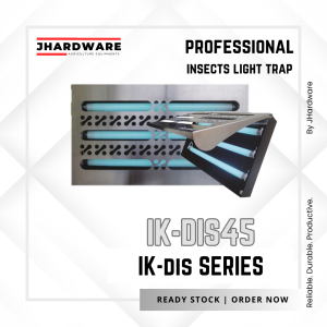 IKAWA PRO IK-DIS45 INSECT TRAP / FLY TRAP MACHINE / DISCREET 45 INSECT KILLER + 1 PACK (10PCS) GLUEBOARD