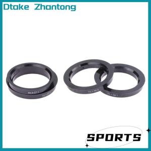 Dtake 4pcs Car Plastic Wheel Hub Centric Rings Center Bore 66.6-57.1 67.1-60.1 67.1-66.1 73.1-56.1 73.1-56.6 73.1-57.1 73.1-60.1 Black
