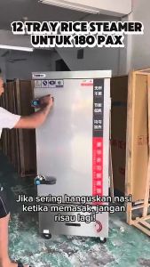 Keletool Commercial Low-Pressure Gas Steamer 6/8/12 Layers for Kitchen Restaurant Canteen Rice Cooker rice cake fish etc