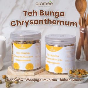 ALAMEE Chrysanthemum Tea Teh Bunga Krisan Golden Chrysant Emas Herbal Alami Organik Crysanthemum 60g