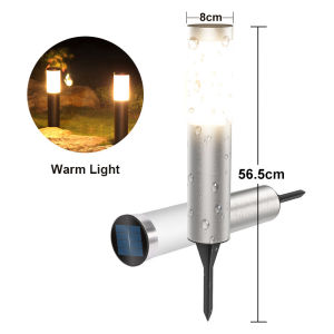 Vimite LED Solar Garden Light Outdoor Waterproof Decorative Lawn Lamp Landscape Pillar Light for House Fence Yard