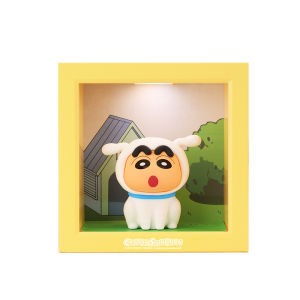 100% Authentic Crayon Shin-chan Night Light Doll Ornaments 3D Stereo Modeling Bedroom Bedside Lamp Mood Light Birthday Gift Christmas RSC010/RST10875