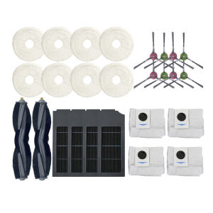 Ecovacs DEEBOT X1 T10 omni turbo Robot Vacuum Cleaner HEPA Filters Roller Main Brushes Mop Pads Dust Bags Side Brush Cover Accessories Replacement Parts
