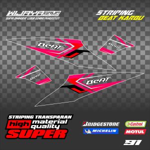 Striping Beat Karbu Terlaris trend transparan uv premium VIETNAM